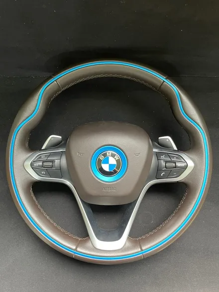 bmw i8 핸들 베이지가죽교체 “더핸들” / 남양주 별내면