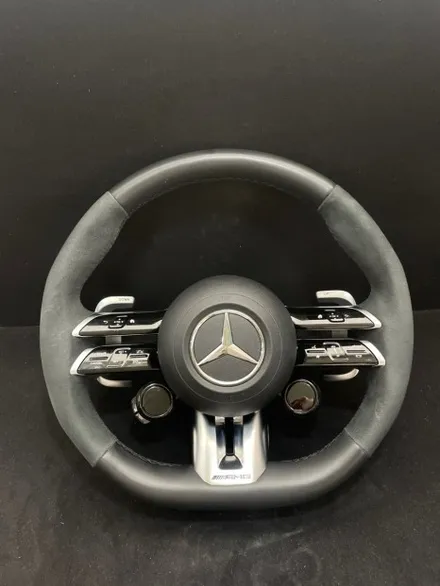 더핸들 벤츠 cls 53amg 핸들알칸타라 작업 잠자리핸들! / 남양주 별내면