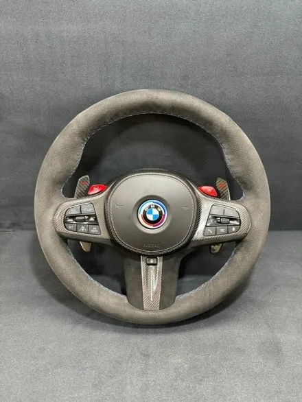 더핸들 bmw x6 핸들 알칸타라+가죽 작업 / 남양주 별내면