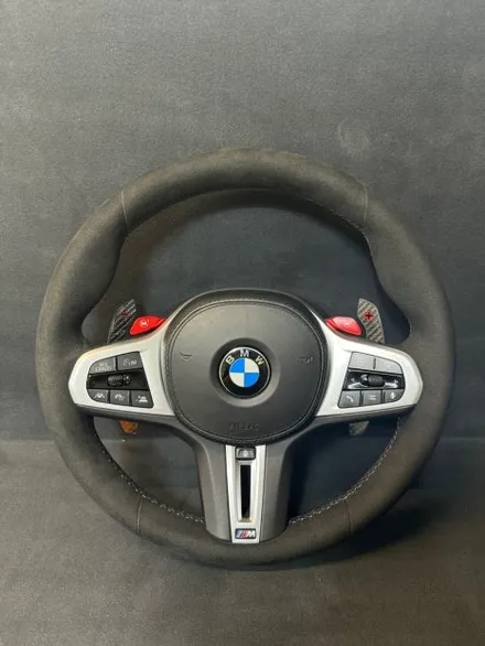 더핸들 bmw x3m g01 핸들 알칸타라+가죽 콤비작업 / 남양주 별내면