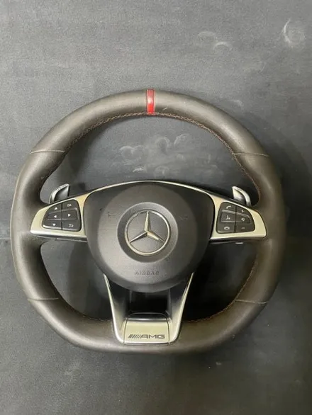 [더핸들]벤츠 CLA 45 AMG 4MATIC C117 순정 알칸타라 핸들 오염·손상 → 신품급 복원 작업기 / 남양주 별내면