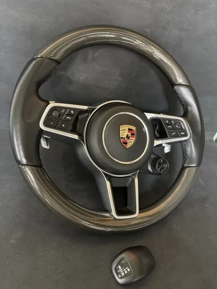 더핸들 포르쉐 파나메라 핸들컬러변경 가죽교체 브라운핸들 작업 / 남양주 별내면
