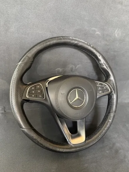 [더핸들]벤츠 GLS350d 4MATIC X166 핸들가죽교체 복원작업 / 남양주 별내면