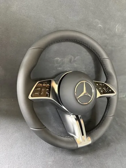 [더핸들]벤츠 GLC300 4MATIC 쿠페 X254 핸들컬러변경 가죽교체 – 베이지 핸들 작업 / 남양주 별내면
