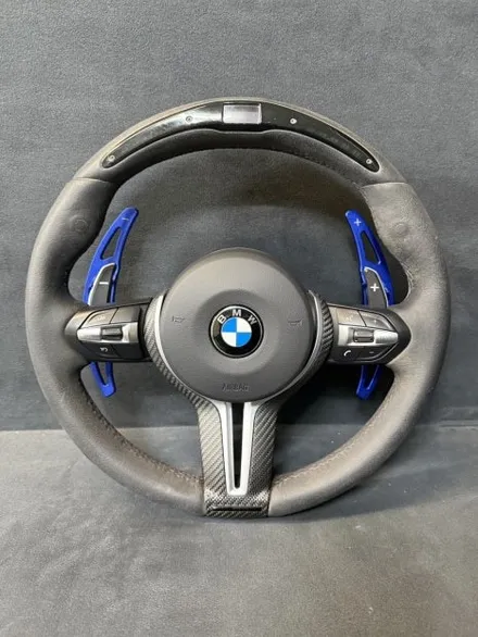 [더핸들]BMW M2 F87 퍼포먼스 핸들 알칸타라 교체 & 복원 작업!! 손상된 순정 알칸타라를 새 알칸타라로 깔끔하게 복원 / 남양주 별내면