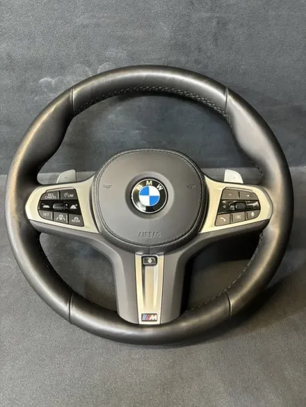 [더핸들] BMW X3 20i xDrive M스포츠 G01 핸들 가죽교체 복원 작업 (순정 스타일 검정 비건레더) / 남양주 별내면