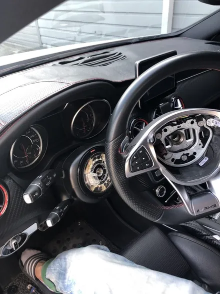 벤츠 a클래스 a43 amg 핸들가죽교체 작업^^ / 남양주 별내면