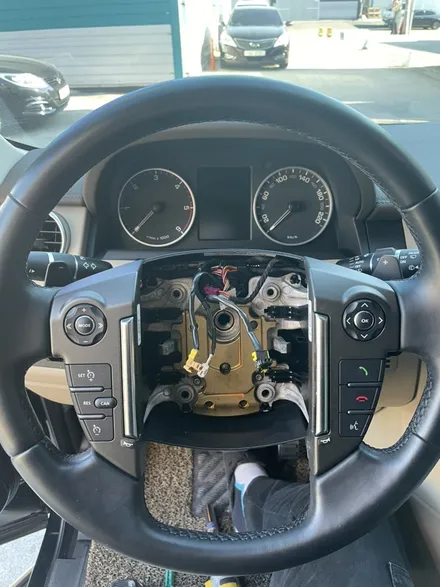 더핸들 랜드로버 디스커버리4 핸들가죽교체 작업 / 남양주 별내면