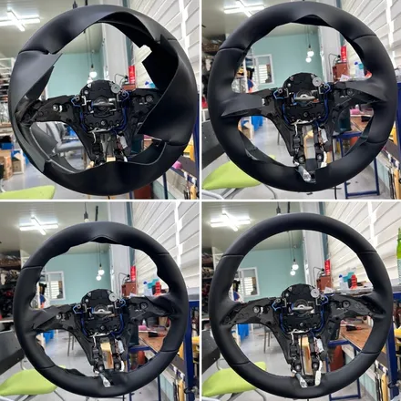 벤츠 e350 w213 핸들가죽교체복원 핸들봉 자국복원 [더핸들] / 남양주 별내면