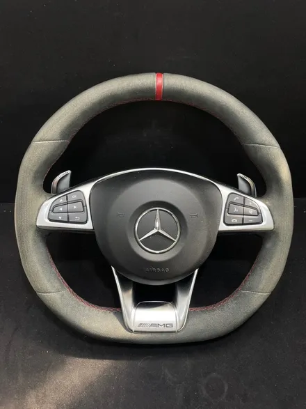 더핸들 벤츠 cla 45amg c117 핸들가죽교체 복원작업 / 남양주 별내면