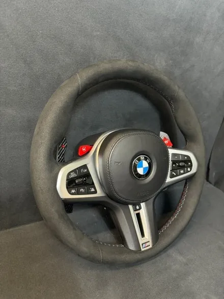 더핸들 bmw x3m g01 핸들 알칸타라+가죽 콤비작업 / 남양주 별내면