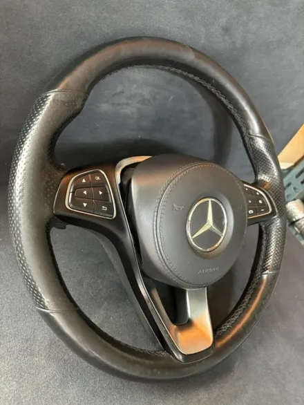 더핸들 벤츠 gls 350d x166 핸들가죽교체 복원작업 / 남양주 별내면