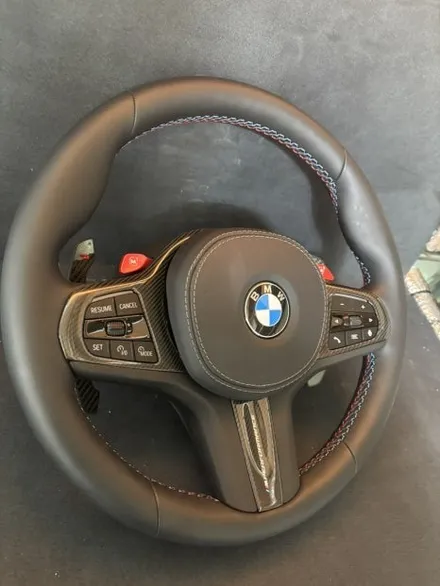 더핸들 bmw x5 m60i g05 핸들가죽튜닝 / 남양주 별내면