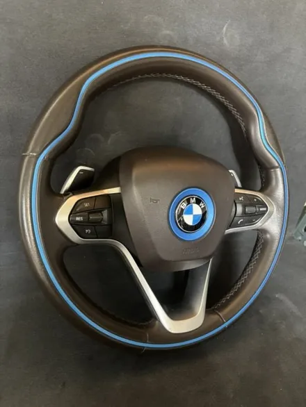 더핸들 bmw i8 핸들컬러변경 가죽교체 작업 / 남양주 별내면