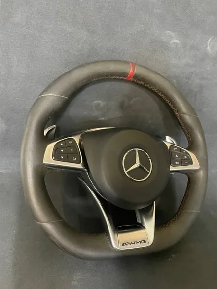 [더핸들]벤츠 CLA 45 AMG 4MATIC C117 순정 알칸타라 핸들 오염·손상 → 신품급 복원 작업기 / 남양주 별내면