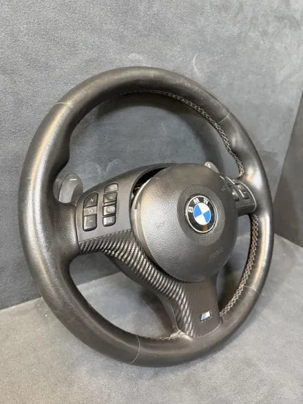 [더핸들] BMW M3 E46 핸들가죽교체 샤무드@ 작업 – 다크그레이 감성 업그레이드! / 남양주 별내면