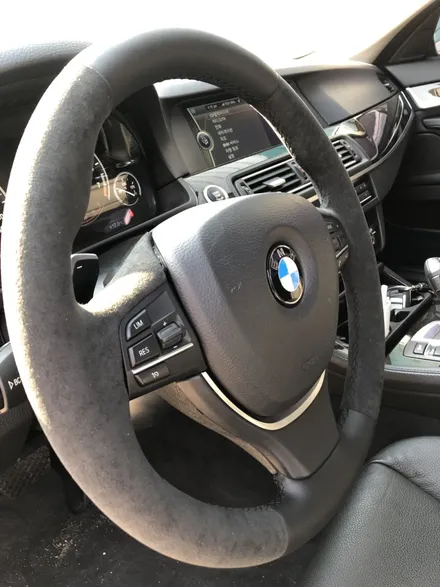 더핸들 bmw 528i f10 핸들가죽교체/핸들샤무드@ 작업 / 남양주 별내면