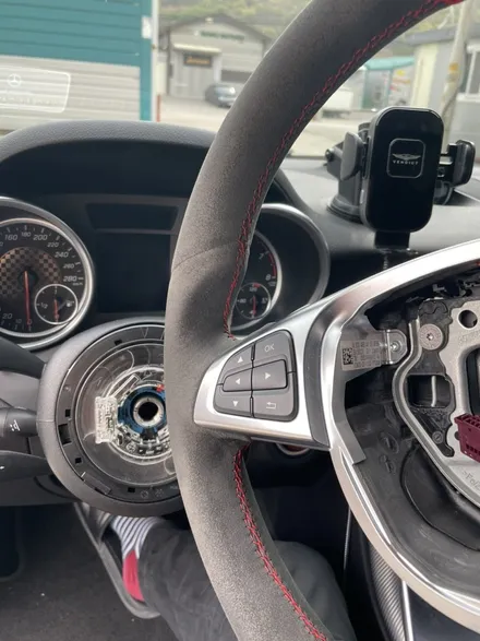 벤츠 slc 43amg r172 핸들가죽교체! / 남양주 별내면