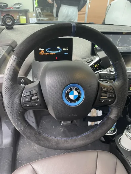 bmw i3 핸들가죽교체(복원) / 남양주 별내면