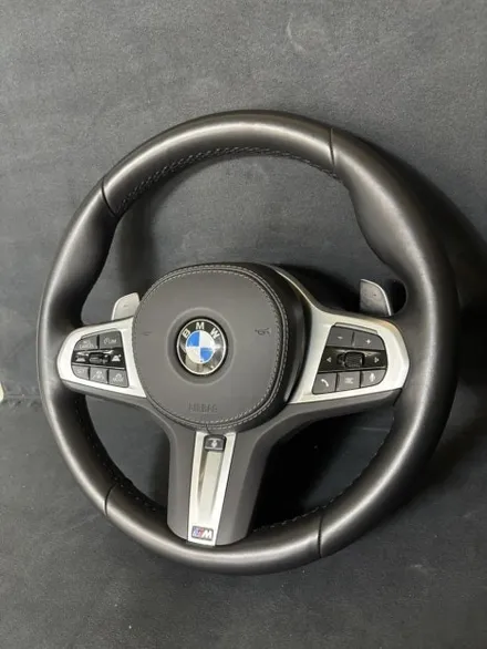 더핸들 bmw x6 40d g06 핸들 알칸타라 작업 / 남양주 별내면