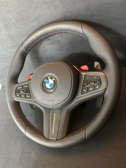 더핸들 bmw x5 m60i g05 핸들가죽튜닝 / 남양주 별내면