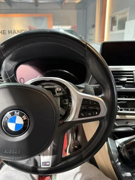 [더핸들]BMW X4 M40i xDrive G02 핸들 컬러변경 가죽교체 작업 / 남양주 별내면