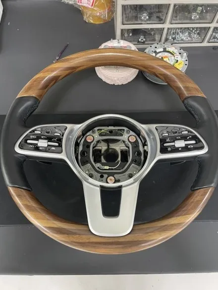 더핸들 벤츠 gls400d x167 베이지핸들 가죽교체 / 남양주 별내면