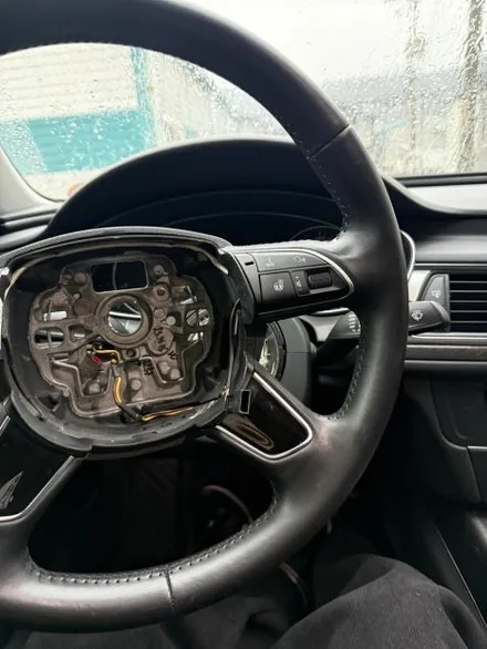 [더핸들]아우디 A6 TDI C7 핸들 가죽교체 복원작업 / 남양주 별내면