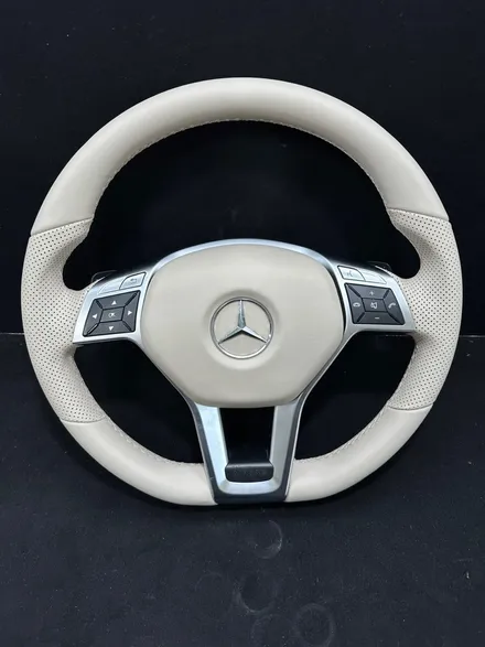 더핸들 벤츠 slk r172 핸들가죽교체 베이지핸들 작업 / 남양주 별내면