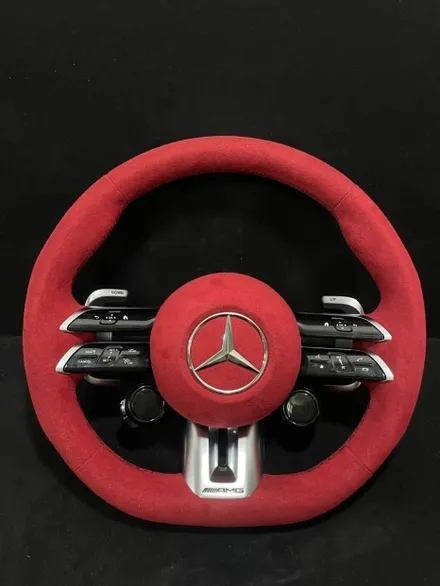더핸들 벤츠 cls 53amg 핸들알칸타라 작업 잠자리핸들! / 남양주 별내면