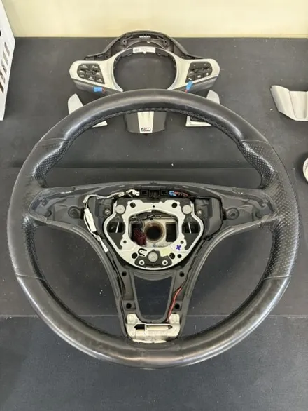 더핸들 벤츠 gls 350d x166 핸들가죽교체 복원작업 / 남양주 별내면