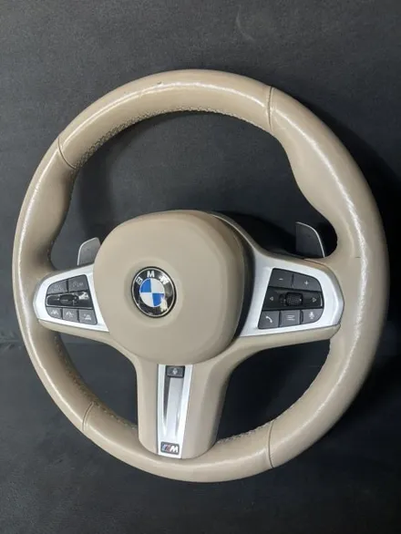 더핸들 bmw x4 g02 베이지핸들 가죽교체 복원작업 / 남양주 별내면