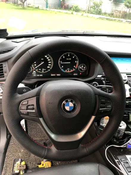 더핸들 bmw x3 핸들가죽교체/핸들가죽복원 작업 / 남양주 별내면