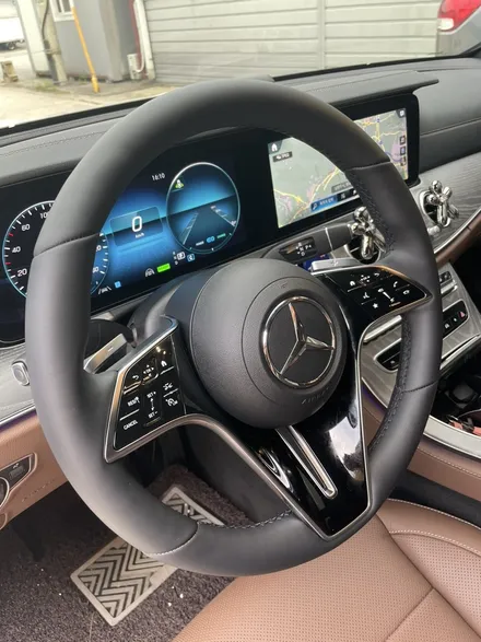 벤츠 e350 w213 핸들가죽교체복원 핸들봉 자국복원 [더핸들] / 남양주 별내면