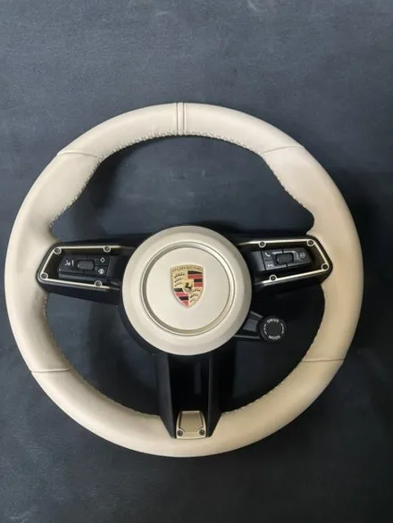 [Porsche Taycan] 포르쉐 타이칸 핸들 가죽 교체 복원 - THE HANDLE / 남양주 별내면