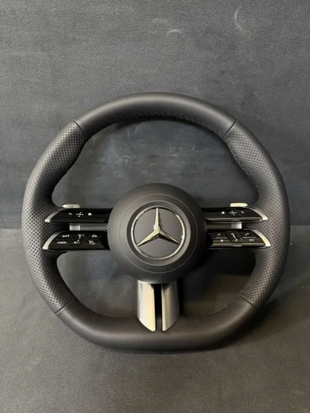 [더핸들]벤츠 GLC300 4MATIC X254 핸들 컬러변경 네바그레이 가죽교체 작업! / 남양주 별내면