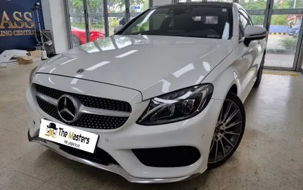 벤츠 C클래스 쿠페 송풍구 엠비언트+대시보드 엠비언트+엠비언트 확장 시공 / 창원, 마산, 진해