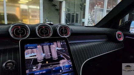 X254 벤츠 GLC 300 신형 차량의 빠질 수 없는 감성!! 송풍구 엠비언트 시공 / 창원, 마산, 진해