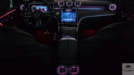 X254 벤츠 GLC 300 신형 차량의 빠질 수 없는 감성!! 송풍구 엠비언트 시공 / 창원, 마산, 진해