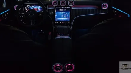 X254 벤츠 GLC 300 신형 차량의 빠질 수 없는 감성!! 송풍구 엠비언트 시공 / 창원, 마산, 진해