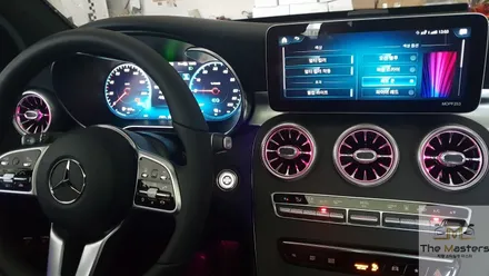 벤츠 GLC 300e 쿠페 송풍구 엠비언트 설치 / 창원, 마산, 진해
