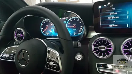 벤츠 GLC 300e 쿠페 송풍구 엠비언트 설치 / 창원, 마산, 진해