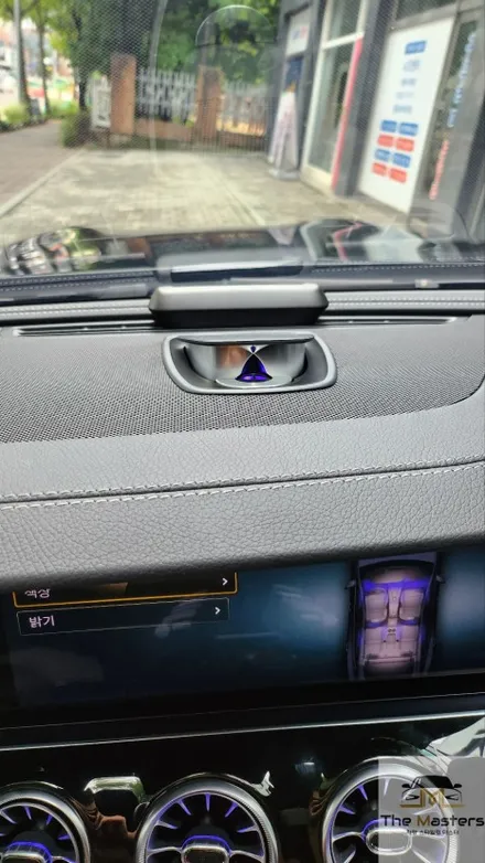 벤츠 X290 GT 43AMG 센터스피커 및 시트 백 라인 엠비언트설치 / 창원, 마산, 진해