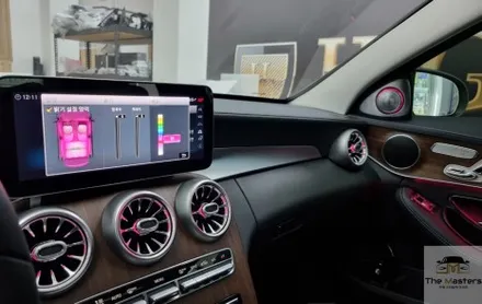 W205 벤츠 C클래스 3D 전동트위터 / 송풍구 엠비언트 시공!! / 창원, 마산, 진해