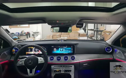 C257 벤츠 CLS 400d 순정에도 없는 옵션!! 전동센터스피커 시공!! / 창원, 마산, 진해
