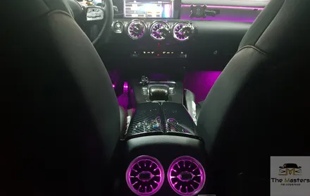 C118 CLA 250 2열 뒷좌석 바람을 만들어줄 송풍구 에어벤트 및 엠비언트 시공!! / 창원, 마산, 진해