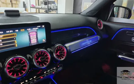 벤츠 GLB 35AMG 반자율 주행 확장 코딩 / 오토 하이빔 어시스트 / 대시보드 엠비언트 시공 / 창원, 마산, 진해