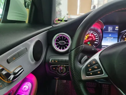 벤츠 C클래스 쿠페 송풍구 엠비언트+대시보드 엠비언트+엠비언트 확장 시공 / 창원, 마산, 진해