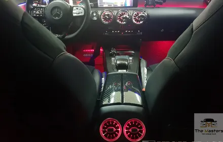 C118 CLA 250 2열 뒷좌석 바람을 만들어줄 송풍구 에어벤트 및 엠비언트 시공!! / 창원, 마산, 진해