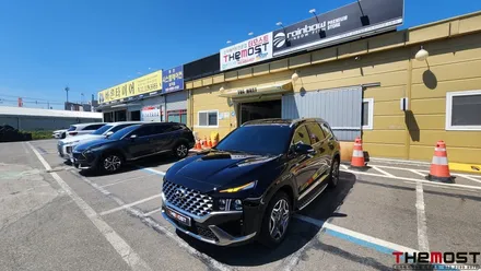 싼타페 하이브리드 레인보우 프리미엄 VS200썬팅의 고급스러운 색감으로 완성한 더 모스트 신차패키지 4 고양시 덕양구 도래울마을에서 맡겨주셨답니다 썬팅 유리막코팅 PPF 블랙박스 / 고양, 일산, 파주, 은평